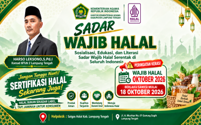 PERINGATAN TEGAS! WAJIB HALAL OKTOBER 2026