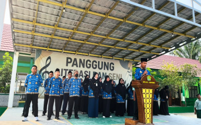 Dari Halaman Madrasah, MTsN 2 Lampung Tengah Gaungkan Semangat Kesaktian Pancasila