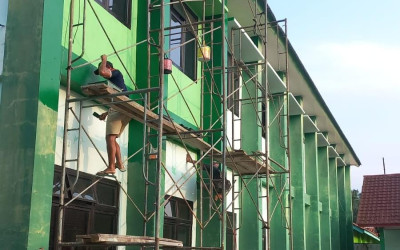 Sambut Tahun Ajaran Baru, MTsN 2 Lampung Tengah Percantik Gedung Madrasah Demi Kenyamanan Belajar Siswa