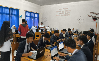 MTsN 2 Lampung Tengah Laksanakan Gladi Tes Kemampuan Akademik (TKA) untuk Siswa Kelas IX