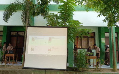 Mengurangi Limbah Kertas, MTsN 2 Lampung Tengah Gelar Pemilihan Ketua dan Wakil Ketua OSIM Berbasis IT Tahun Ajaran 2026/2027