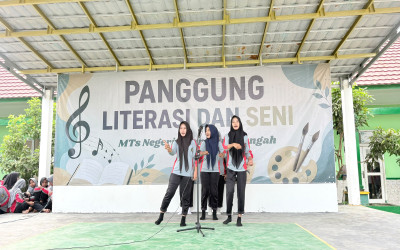 Yel-Yel Membahana, Semangat Kemerdekaan Makin Membara di MTsN 2 Lampung Tengah
